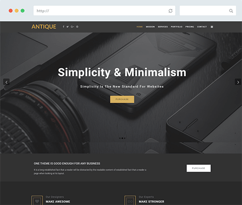 One Page Joomla Business Template
