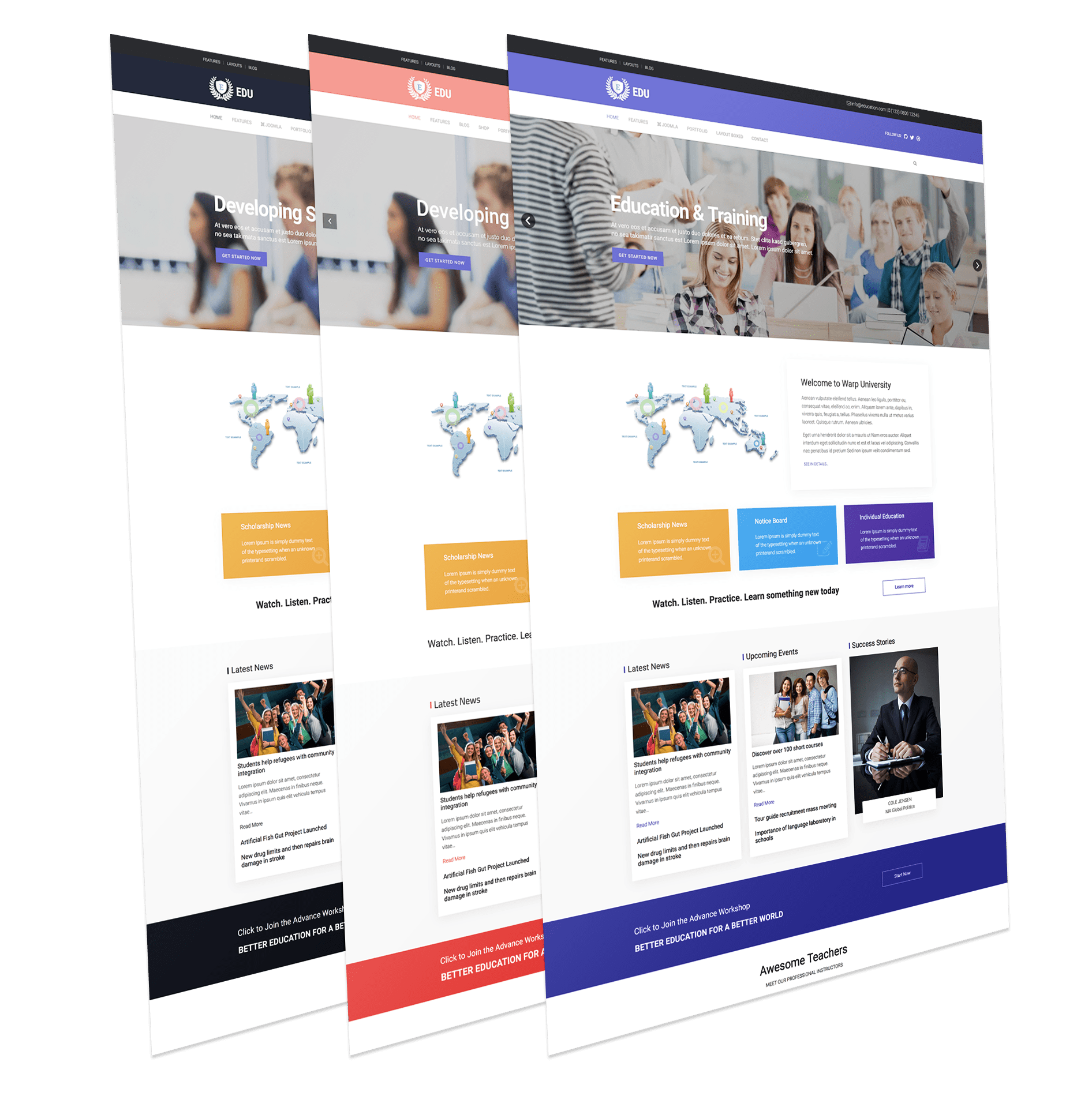 WT EDUCATION FREE EDUCATION JOOMLA TEMPLATE