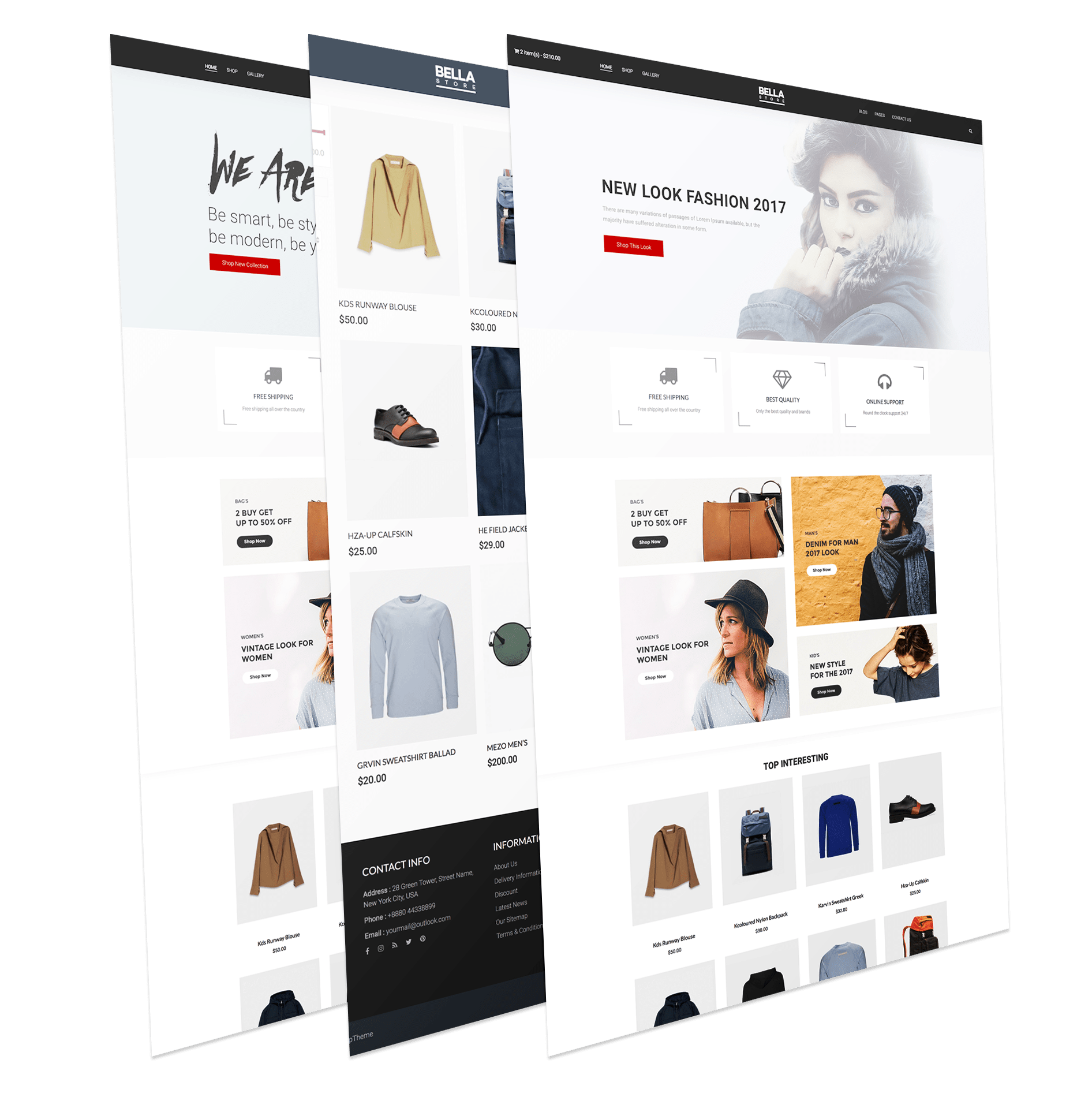 Bella Free Responsive ECommerce Joomla Template