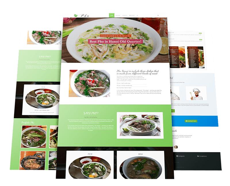 Food Joomla Template by WarpTheme