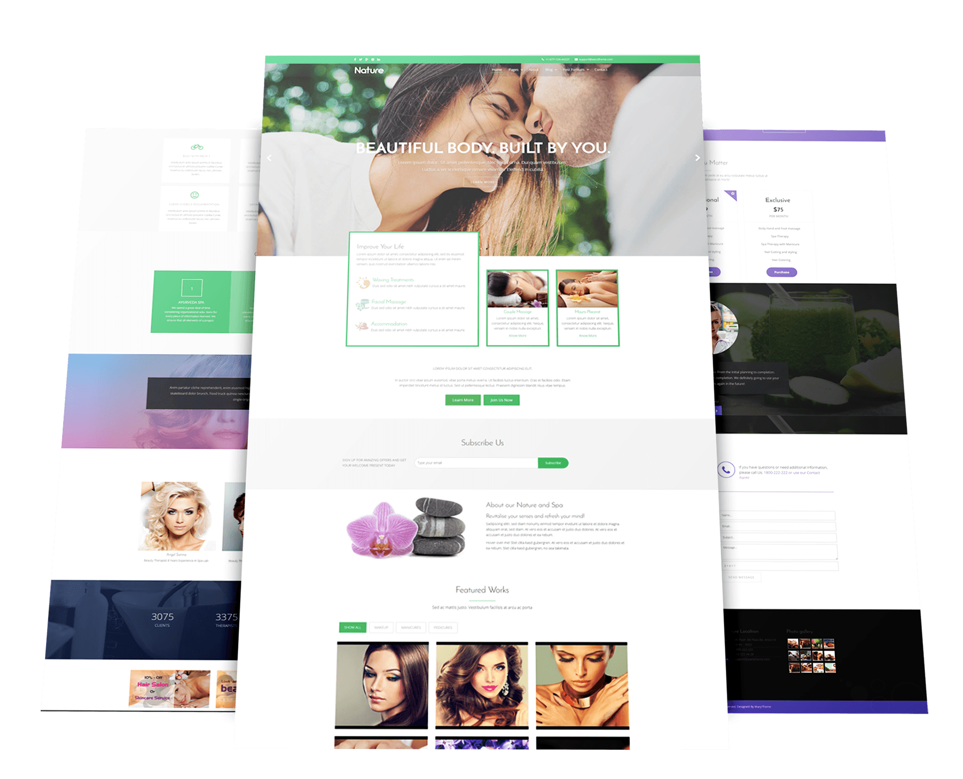 Spa Joomla Template