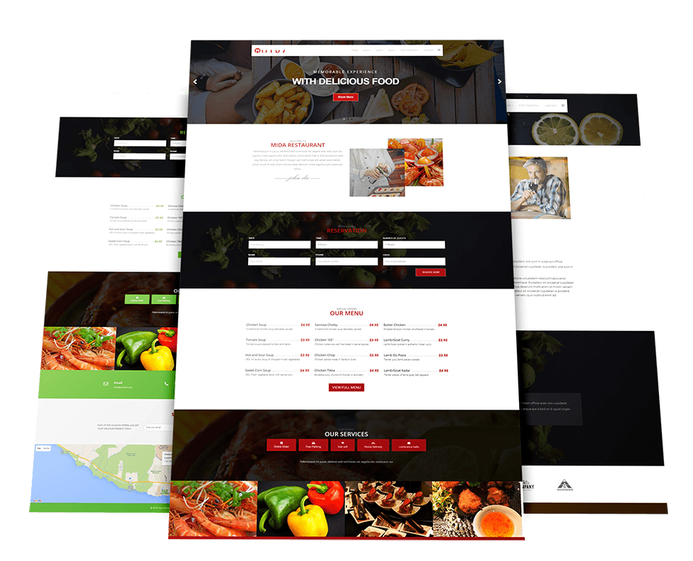 Restaurant Joomla Template