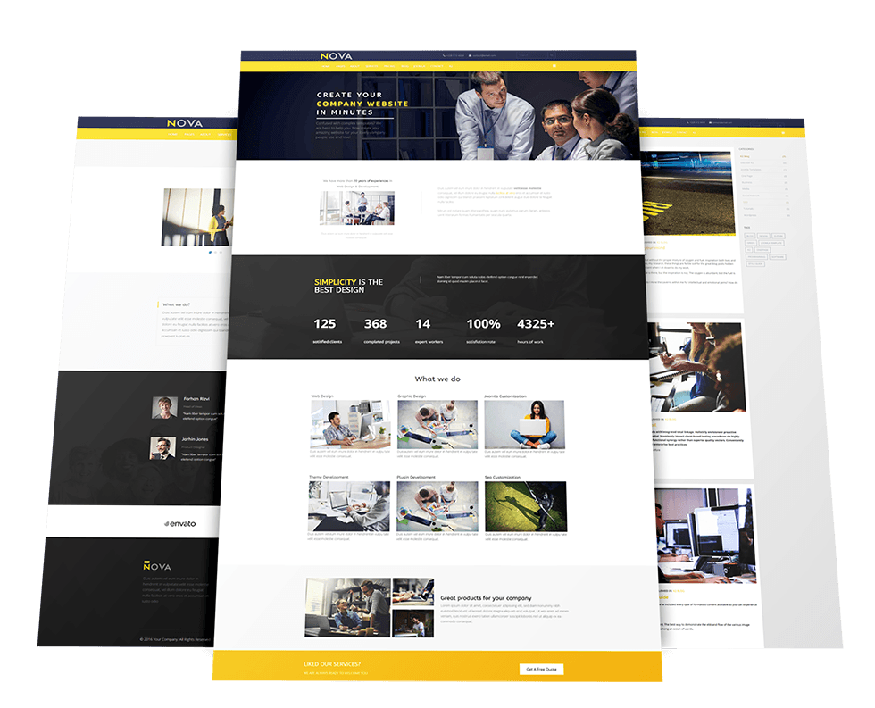 Responsive Joomla Template