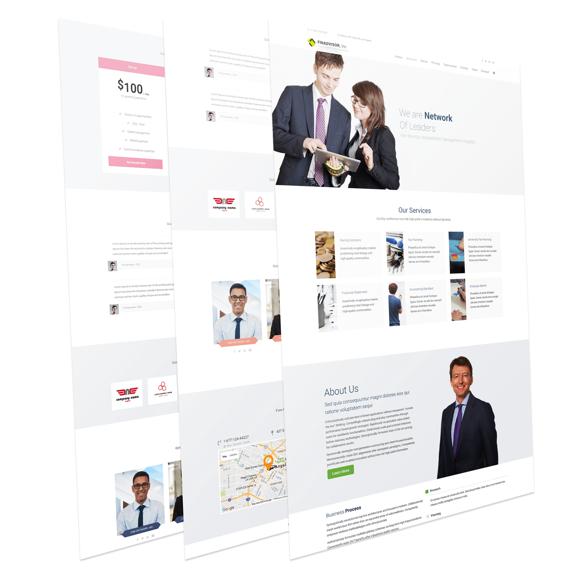 One Page Joomla Template