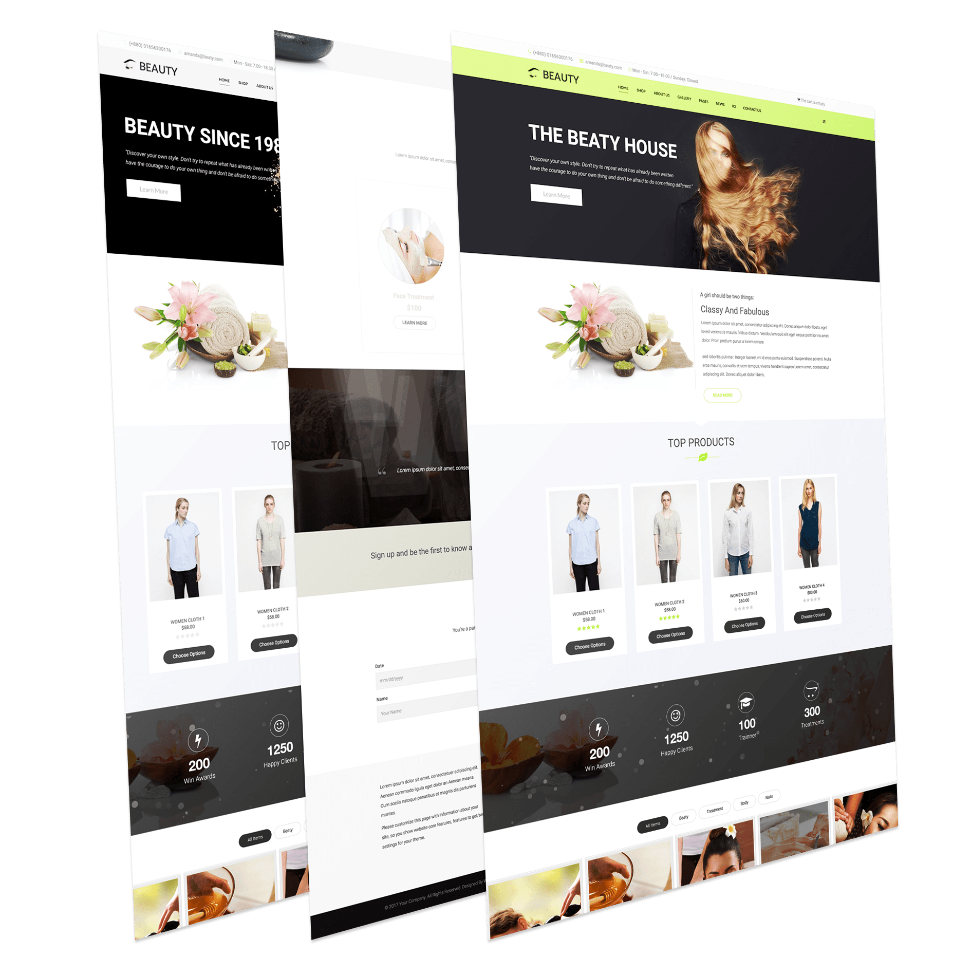 Beauty Joomla Template