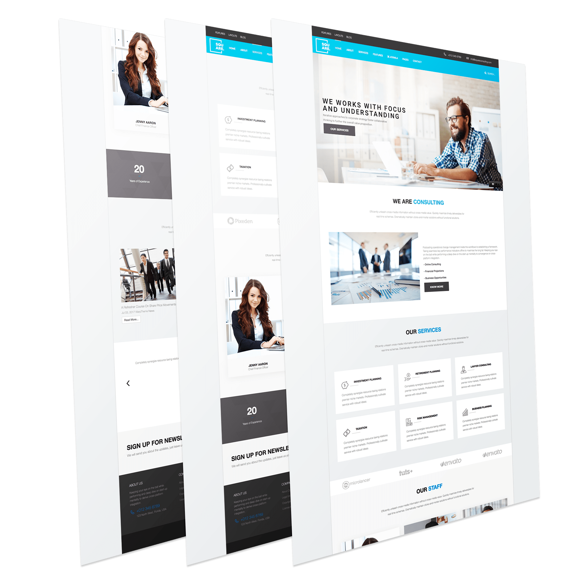 Business Joomla Template by WarpTheme