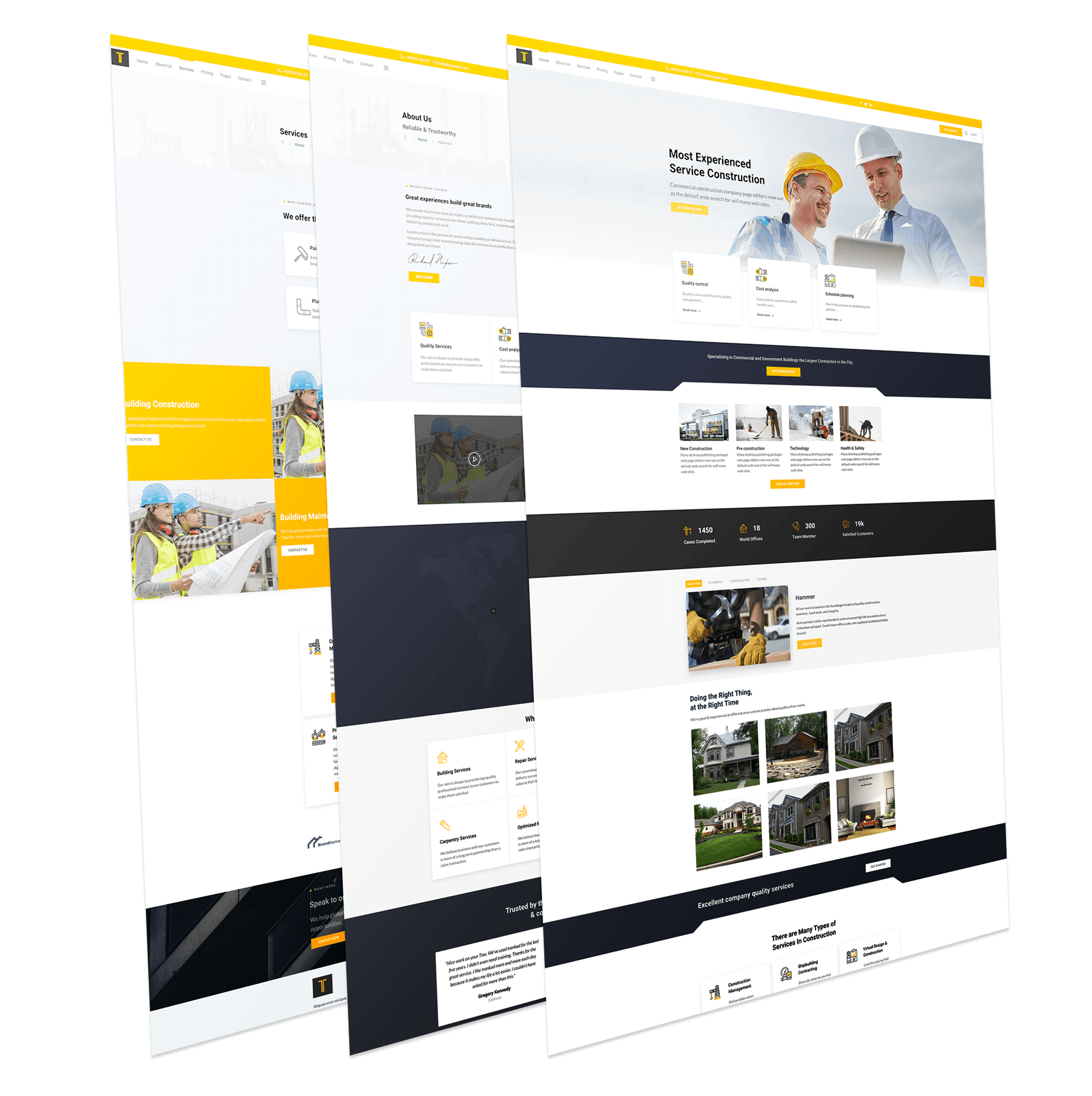 Construction Joomla Template