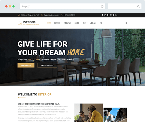 Joomla Template for Architecture