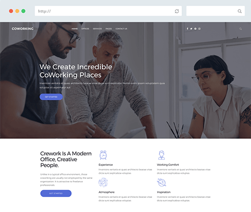 CoWorking Joomla Template