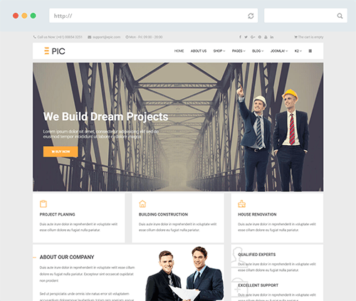 Corporate Joomla Template