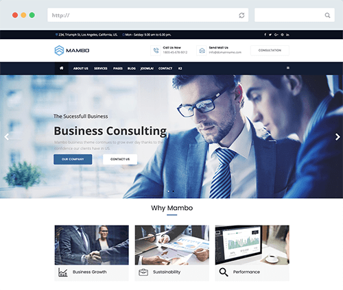 Consulting Joomla Template