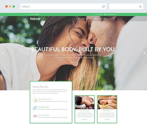 Spa Joomla Template