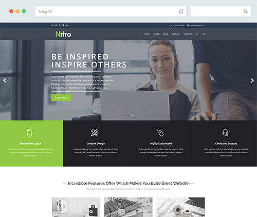 Responsive Joomla Template