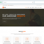 One Page Joomla Template